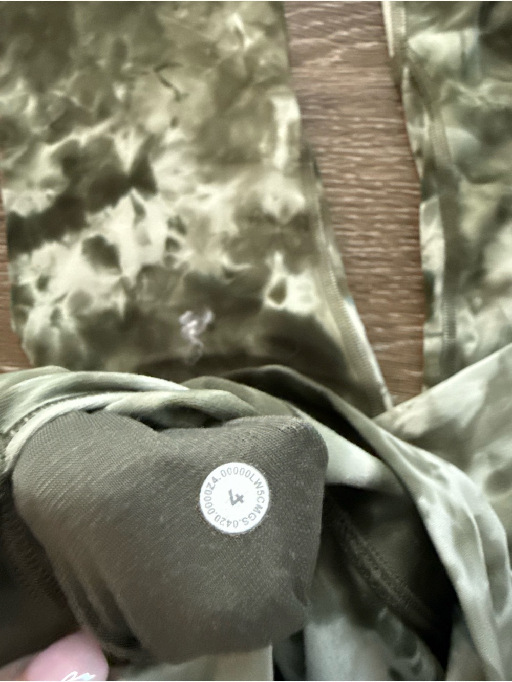 Lululemon Align Pant 28” *Diamond Dye Diamond Dye Sage Army Green Dar - Picture 4 of 7